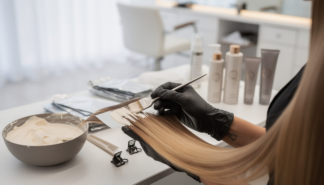 découvrez quel produit un coiffeur utilise pour réussir un balayage parfait et obtenir un résultat professionnel éclatant et naturel.