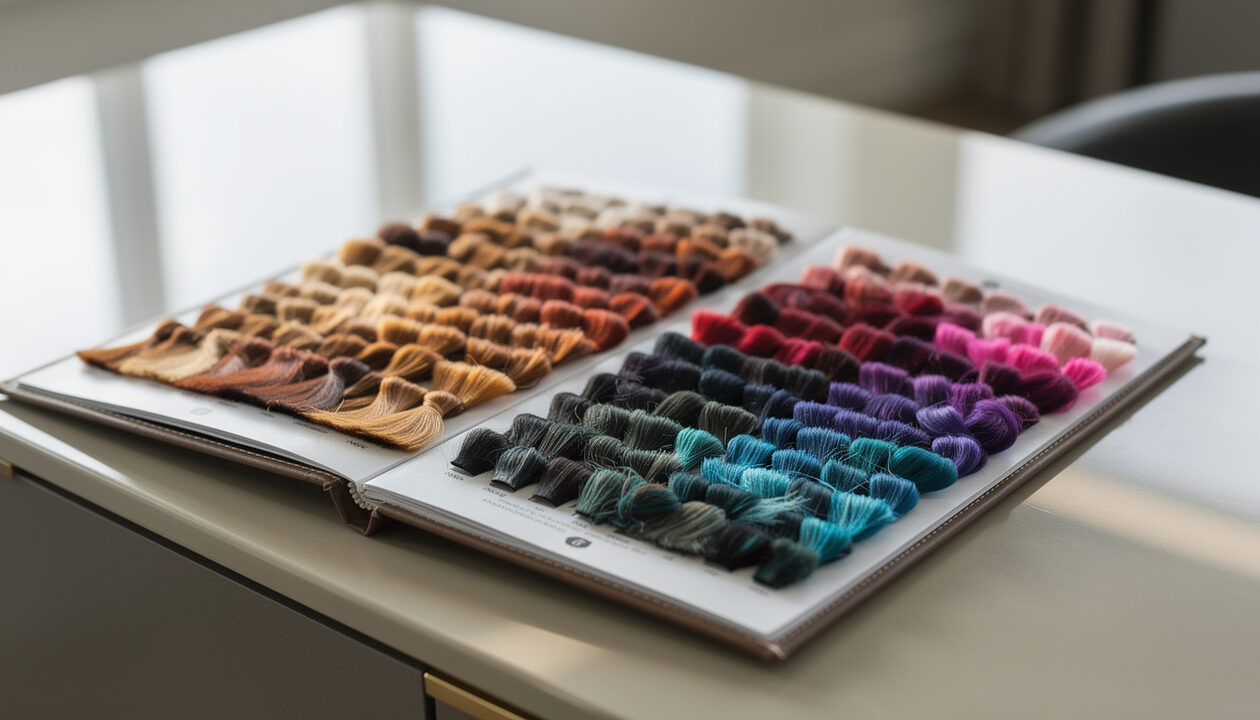 découvrez le nom du cahier incontournable qui répertorie toutes les couleurs utilisées en coiffure pour vous guider dans vos choix et créations.